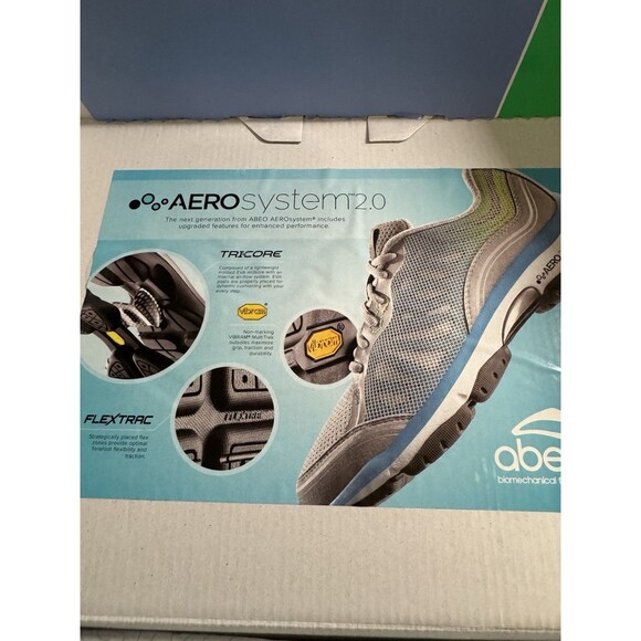 Abeo Pro Diamond Black Vibram Sneakers Lace Up Women’s Size 10 EUC Walking - Picture 9 of 12